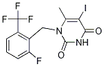 1-[[2-氟-6-(三氟甲基)苯基]甲基]-5-碘-6-甲基-2,4(1H,3H)-嘧啶二酮