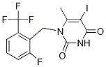 1-(2-fluoro-6-(trifluoromethyl)benzyl)-5-iodo-6-methylpyrimidine-2,4(1H,3H)-dione