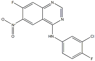 N-(3-氯-4-氟苯基)-7-氟-6-硝基-4-喹唑啉胺