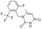 1-[2-Fluoro-6-(trifluoromethyl)benzyl]-6-methylpyrimidine-2,4(1H,3H)-dione